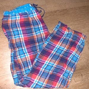 size small jockey plaid pj pants